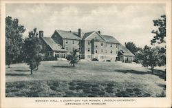 Bennett Hall, A Dormitory For Women, Lincoln University Postcard