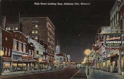 High Street Looking East Jefferson City, MO Postcard Postcard Postcard