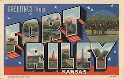 Greetings from Fort Riley Postcard