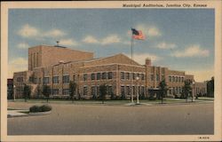Municipal Auditorium and Community Center for Soldiers Postcard