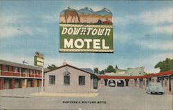 Downtown Motel Cheyenne, WY Postcard Postcard Postcard