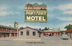 Downtown Motel Postcard