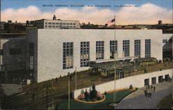 Bridge Terminal Building Postcard