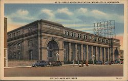 Great Northern Station Minneapolis, MN Postcard Postcard Postcard
