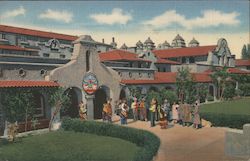 Indian Building and Alvarado Hotel Postcard