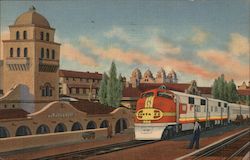 Santa Fe "Super Chief" Albuquerque, NM Postcard Postcard Postcard