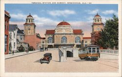 Terminal Station and Subway Postcard