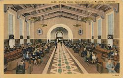 Waiting Room, Union Station Postcard