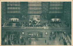 Service Men's Lounge, Grand Central Terminal Postcard