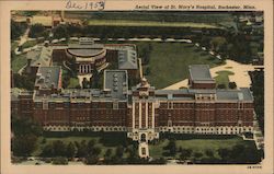 Aerial View of St. Mary's Hospital Postcard
