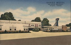 Osage Motel Postcard