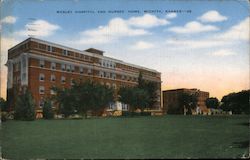 Wesley Hospital and Nurses' Home Postcard