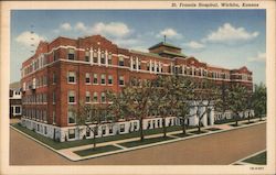 St Francis Hospital Wichita, KS Postcard Postcard Postcard