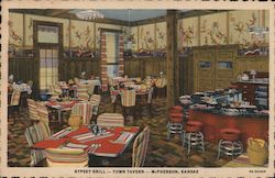 Gypsey Grill - Town Tavern Postcard