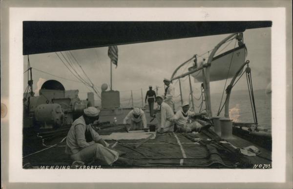 Mending Targets USS Connecticut Battleships