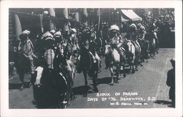 Sioux on Parade, Days of '76 Deadwood South Dakota