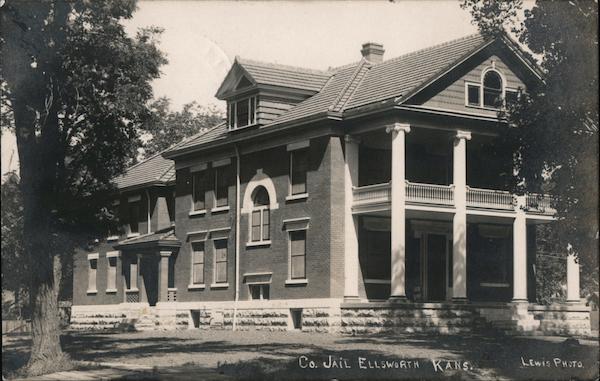County Jail Ellsworth, Kans Kansas Lewis Photo