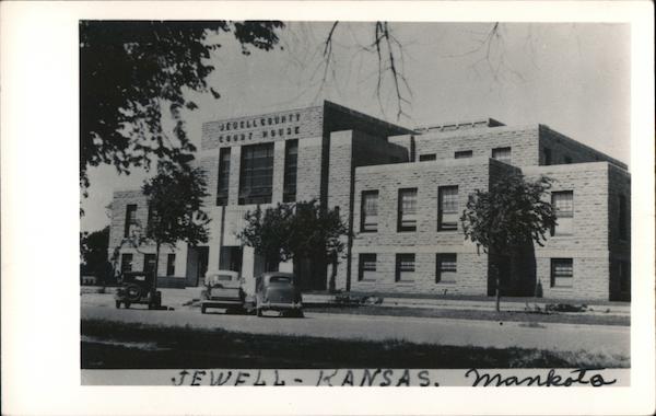 Jewell County Court House Mankato Kansas