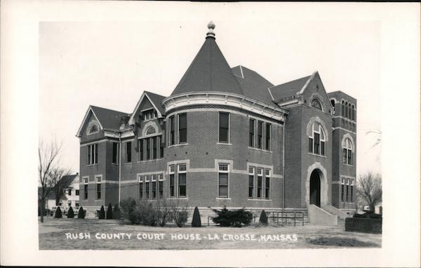 Rush County Court House La Crosse Kansas
