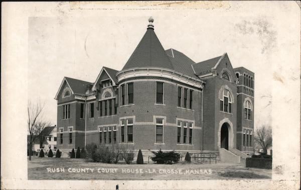 Rush County Court House La Crosse Kansas