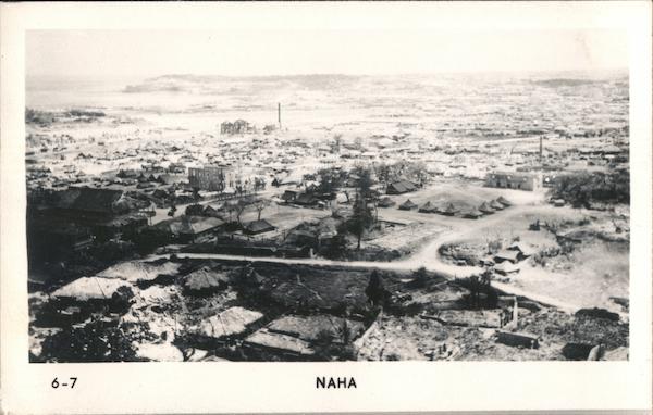 View of Naha, Okinawa - WWII Japan