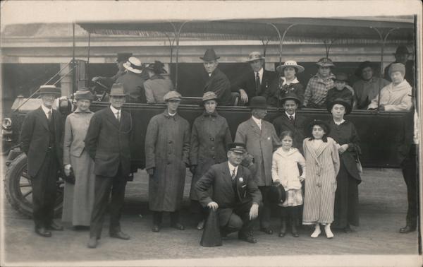 Sightseeing Tour Bus, Cliff House San Francisco California