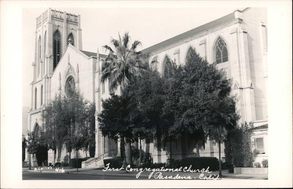 First Congregational Church Pasadena California