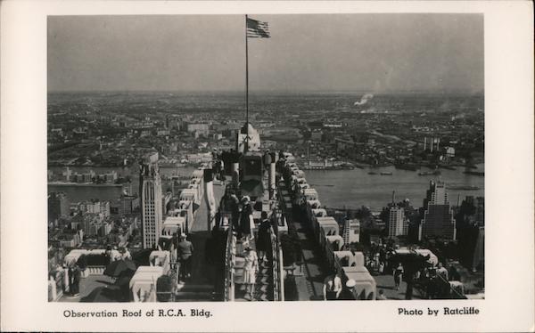 Observation Roof of R.C.A. Bldg. New York