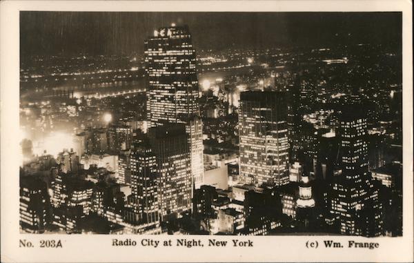 Radio City at Night New York City