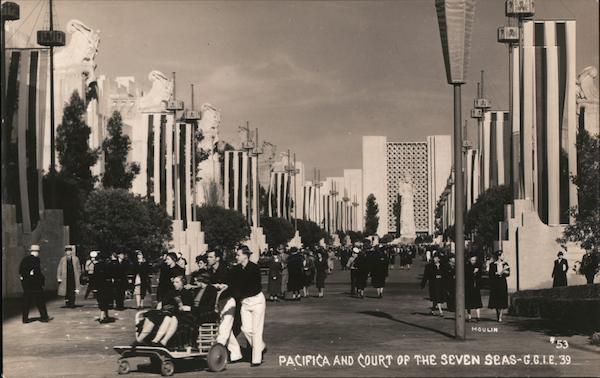 Pacifica and Court of the Seven Seas - G.G.I.E. 1939 San Francisco California