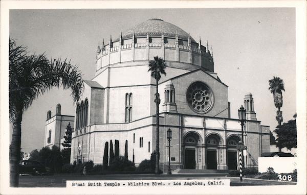 B'nai Brith Temple, Wilshire Blvd. Los Angeles California