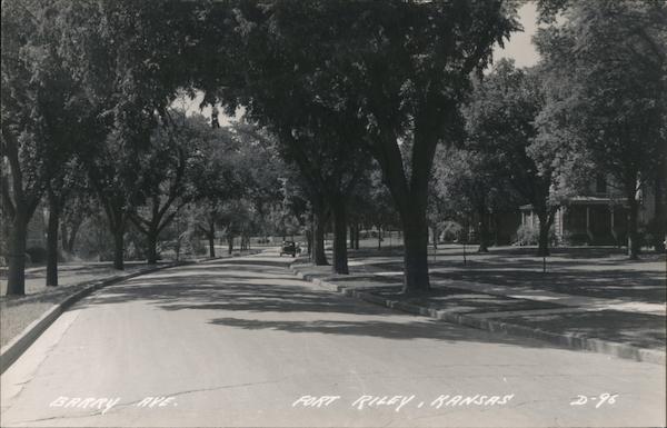 Barry Ave. Fort Riley Kansas
