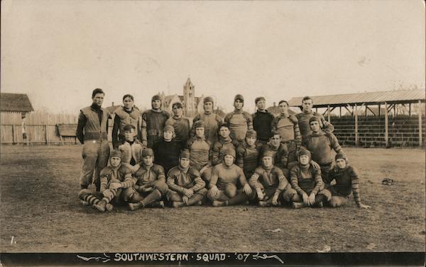Football Squad of 1907, Southwestern College Winfield Kansas