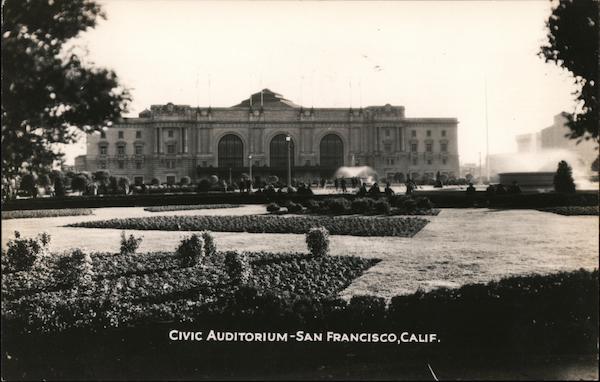 Civic Auditorium San Francisco California