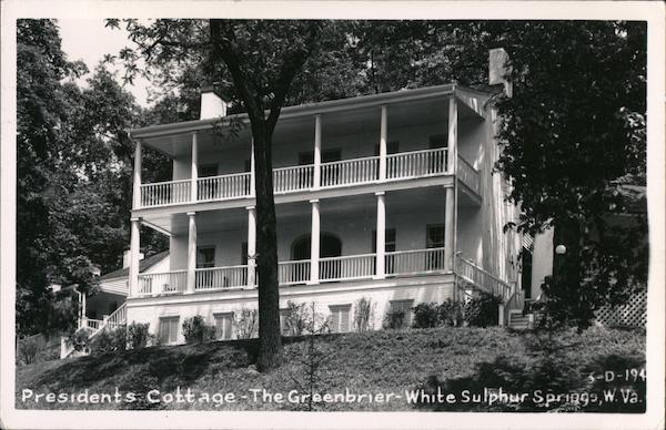 Presidents Cottage - The Greenbrier White Sulphur Springs West Virginia