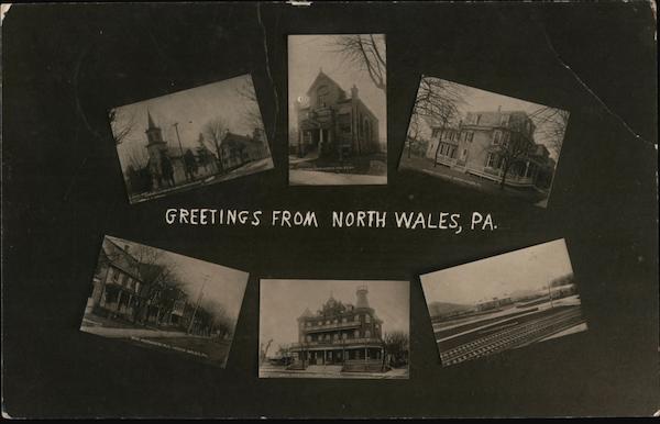 Greetings from North Wales Multi-View Pennsylvania