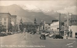 Pikes Peak from Pikes Peak Ave Postcard