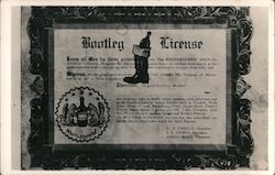 Bootleg License California Bootleggers' Assn. Postcard