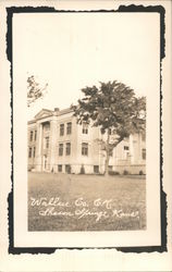 Wallace County Court House Sharon Springs, KS Postcard Postcard Postcard