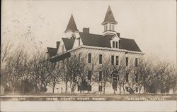 Trego County Court House Postcard