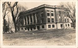 Jackson County Courthouse Holton, Kansas Postcard Postcard 