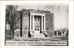 Haskell County Court House Postcard