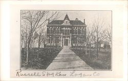 Logan County Court House Postcard