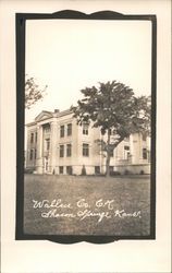 Wallace County Court House Sharon Springs, KS Postcard Postcard Postcard