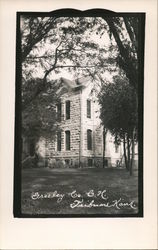 Greeley County Court House Tribune, KS Postcard Postcard Postcard