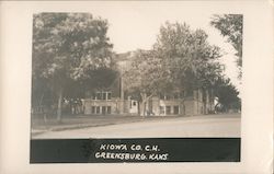 Kiowa Co Court House Greensburg, KS Postcard Postcard 