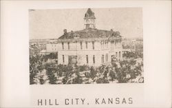 Graham County Court House Hill City, KS Postcard Postcard Postcard