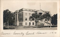 Pawnee County Court House Postcard