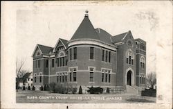 Rush County Court House Postcard