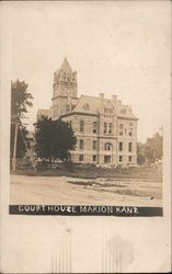 Marion County Court House Kansas Postcard Postcard Postcard